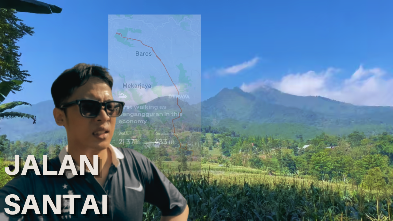 jalan kaki santai dibaros
